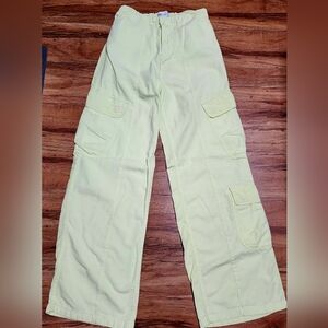 Zara Lemon Cargo Pants